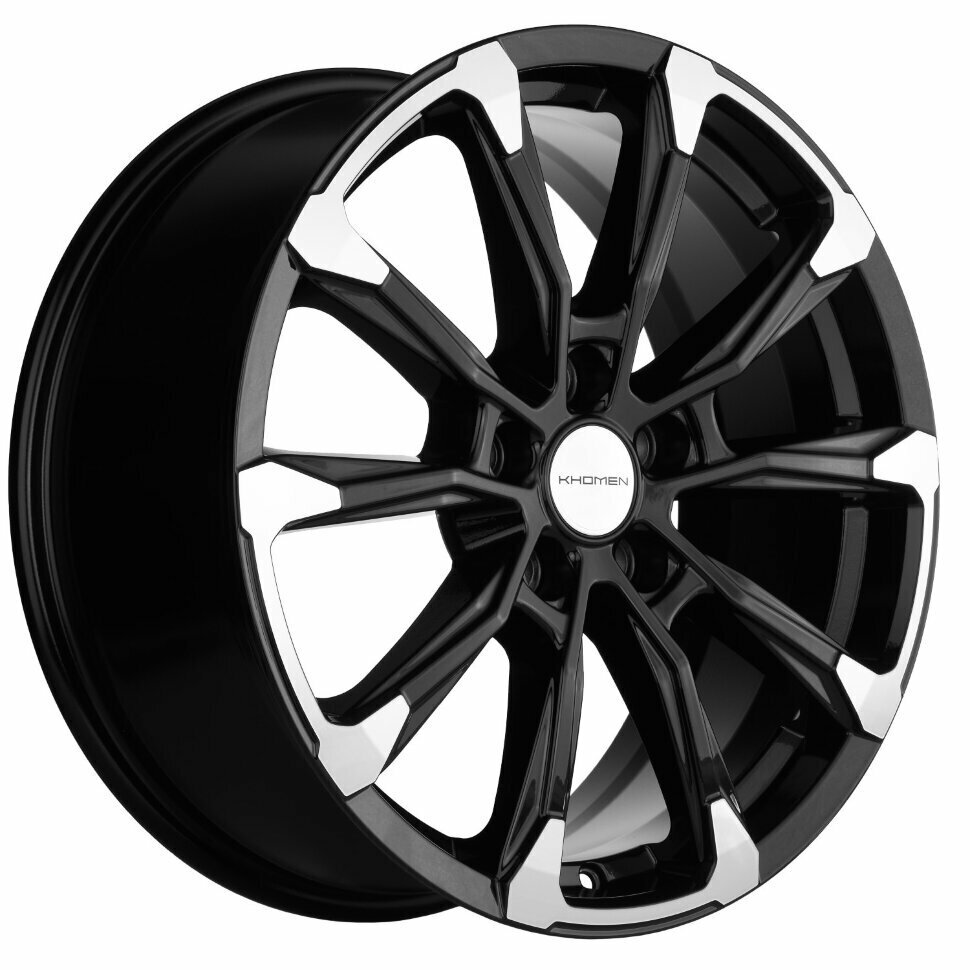 Колёсный диск Khomen Wheels KHW1808 18x7,5j 5x114,3 ET45 D60,1 Black-FP