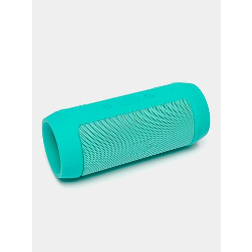Колонка блютуз Charge Mini 2 Бирюзовая - Портативная музыкальная акустика с радио и блютуз FM USB и TC воспроизведение с карты памяти с флешки и радио 110000₽