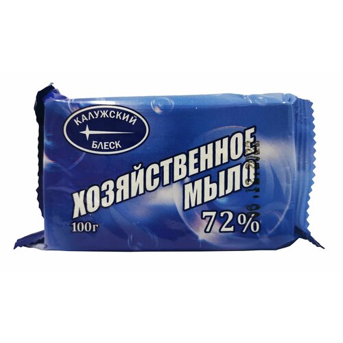 Хозяйственное мыло Калужский блеск 72% 100г в упаковке