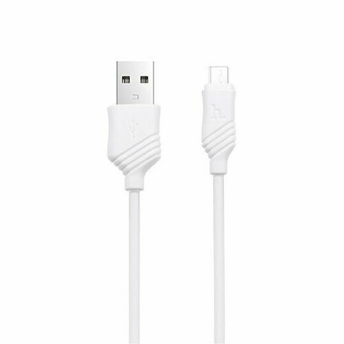 Кабель Micro USB Hoco X6 Khaki Charging Cable Micro, белый кабель nokia micro usb cable ca 110