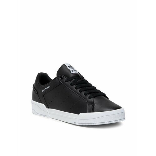 Кроссовки adidas, размер EU 40 2/3, черный кроссовки adidas originals court tourino white core black