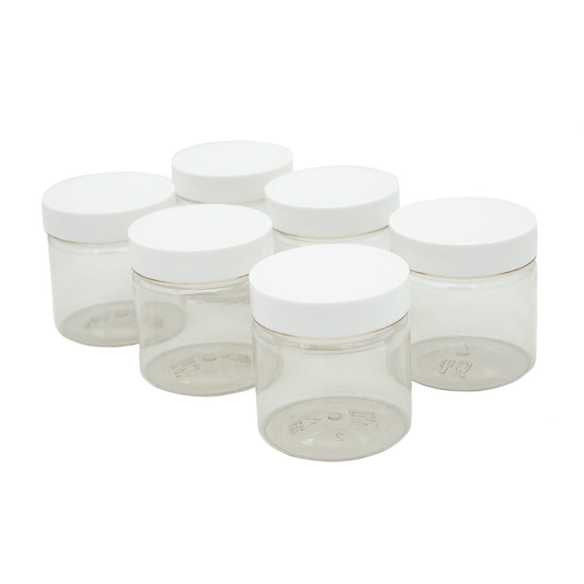 фото Набор прозрачных банок с крышкой, 150мл, №1, упак/6шт