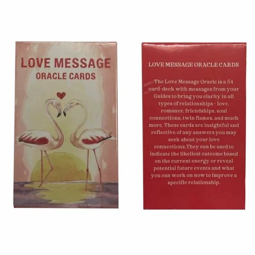 Карты Таро Gamesfamily Открытки-оракулы с любовными посланиями / Love Message Oracle Cards