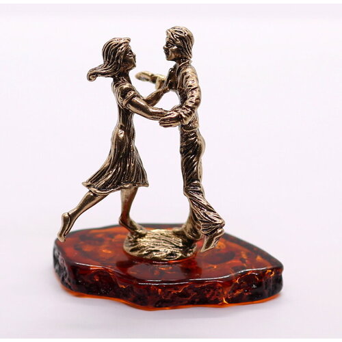 Сувенир статуэтка Встреча из бронзы 1380₽