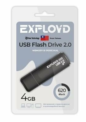 USB флэш-накопитель (EXPLOYD EX-4GB-620-Black)