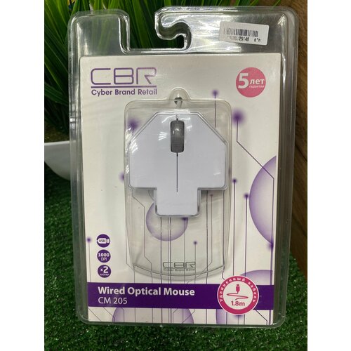 Компьютерная мышь CBR CM-205 проводная Подсветка корпуса Эргономичный дизайн для правой и левой руки 89900₽