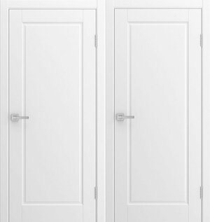 Межкомнатная дверь Ульяновская Amore эмаль белая, (800х2000) (комплект)