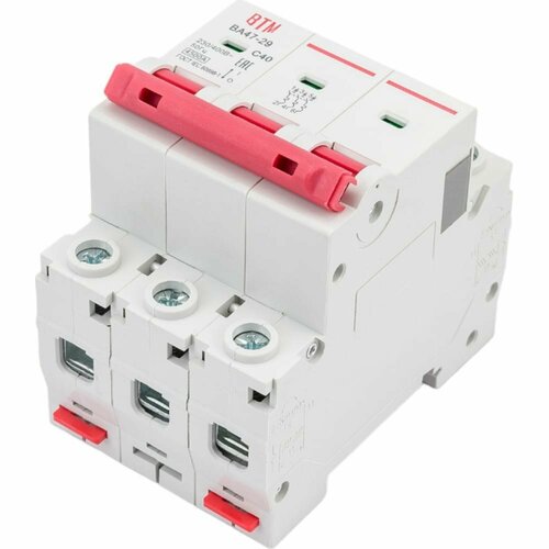 ВТМ (S) Авт. выключатель ВА 47-29 3р 40А 4,5кА хар. С ВТМ00021126