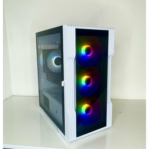 Игровой компьютер CyberNote D392 (Intel Core i7-12700F 2.1ГГц, DDR4 32Гб, SSD 1Тб, NVIDIA GeForce RTX3060 12Гб, Win10Pro) белый, черный