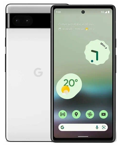 Смартфон Google Pixel 6a 6/128 ГБ USA, nano SIM+eSIM, светло-серый