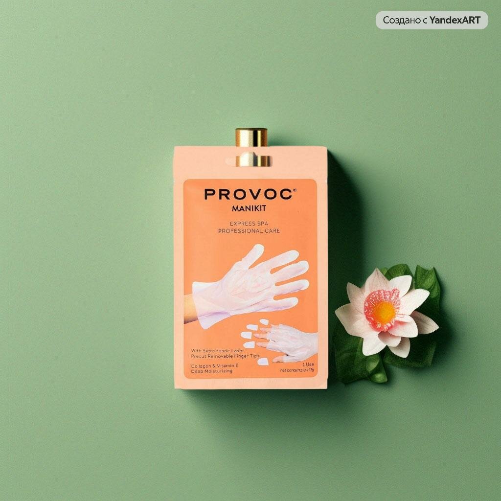 Provoc Manikit Express Spa PROFESSIONAL CARE Перчатки для экспресс-спа маникюра, 17 г