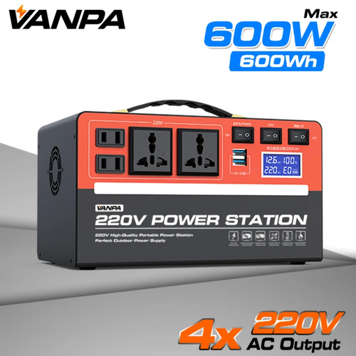 Портативная автономная электростанция VANPA 180000mAh 480Wh 600W Аккумуляторная батарея 2749000₽