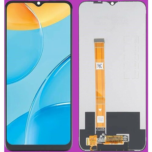 Дисплей для Realme C11/C15/Narzo 30A (RMX2185/RMX2180/RMX3171)-SVC дисплей для realme c11 2020 c12 c15 narzo 20 narzo 30a oppo a15 a15s с тачскрином черный