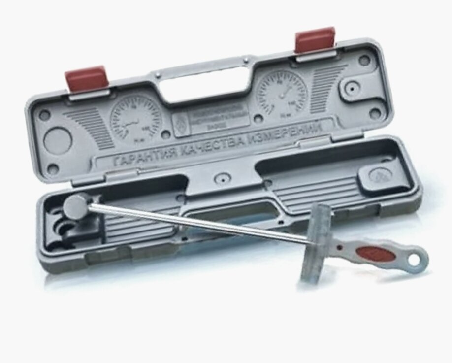 Ключ динамометрический 1/2" (125 мм) стрелочный НИЗ (КМШ-140) в пластиковом кейсе
