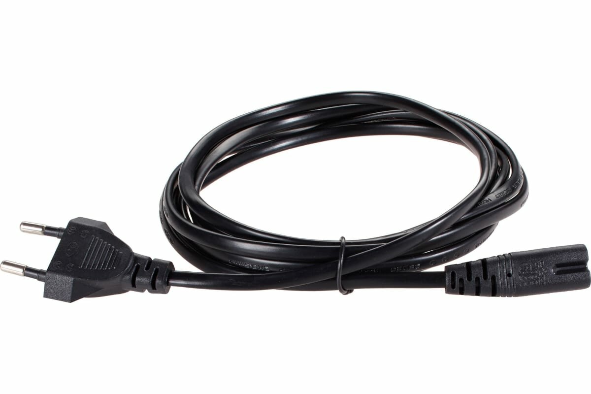 Кабель для аудио-видео техники Noname iOpen IEC-320-C7, 2-pin 3m черный (ACE023-3.0M)