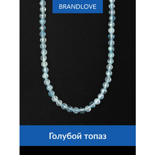 Колье BL Jewelry Eclatia, топаз, длина 38 см, голубой