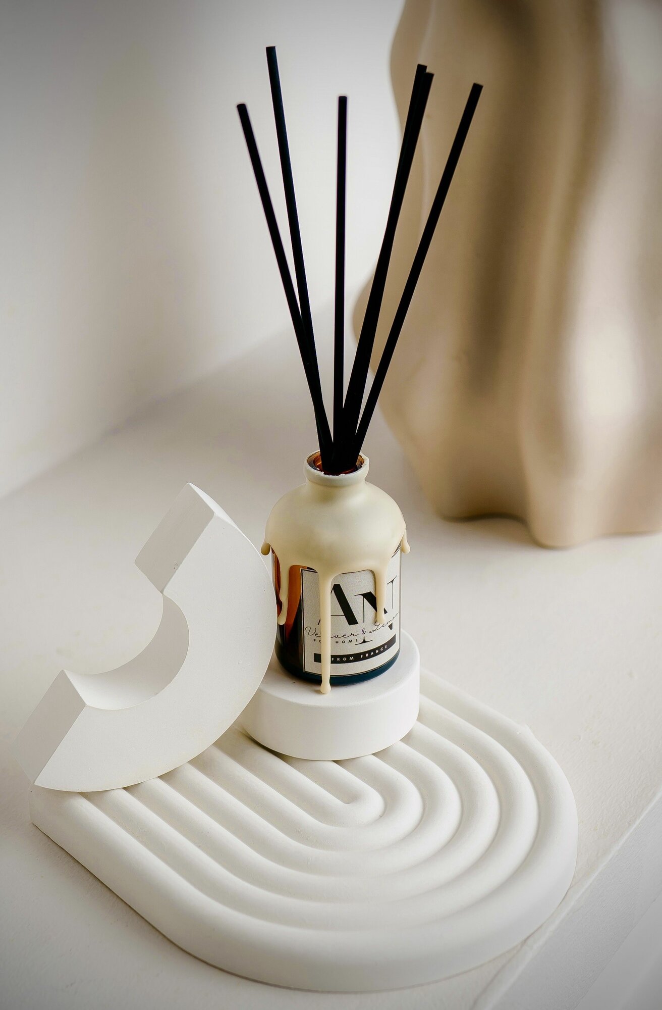 фото Диффузор для дома "Кокос" аромадиффузор с палочками AN aromatic, 50мл