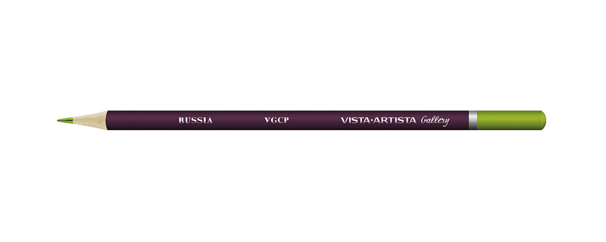 Карандаш цветной "VISTA-ARTISTA" "Gallery" VGCP художественный заточенный 618 Оливковый (Olive green)