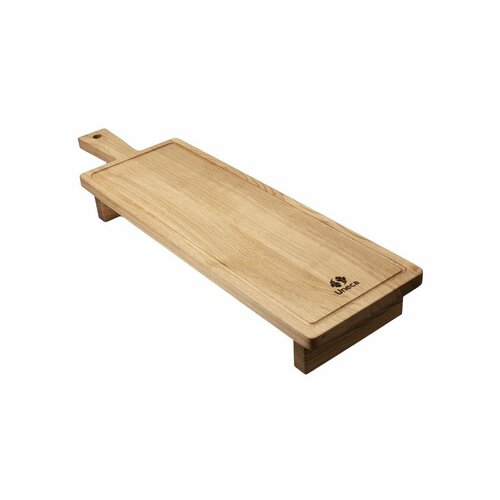 Доска сервировочная на ножках дубовая большая 4613₽