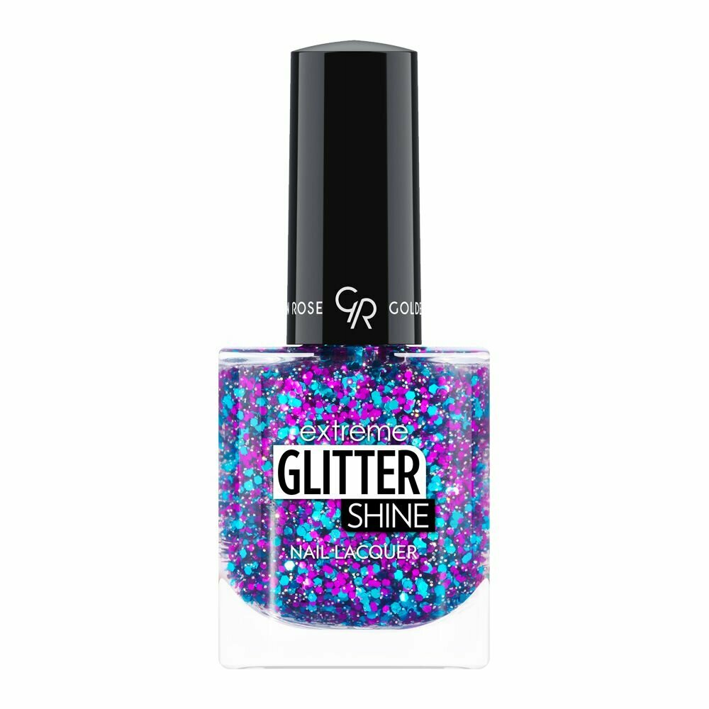 Golden Rose Гель-лак для ногтей EXTREME GEL SHINE Glitter, 10.2 мл/