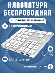 Клавиатура мини NumPad Argo NP-BT181Pro, серебристая