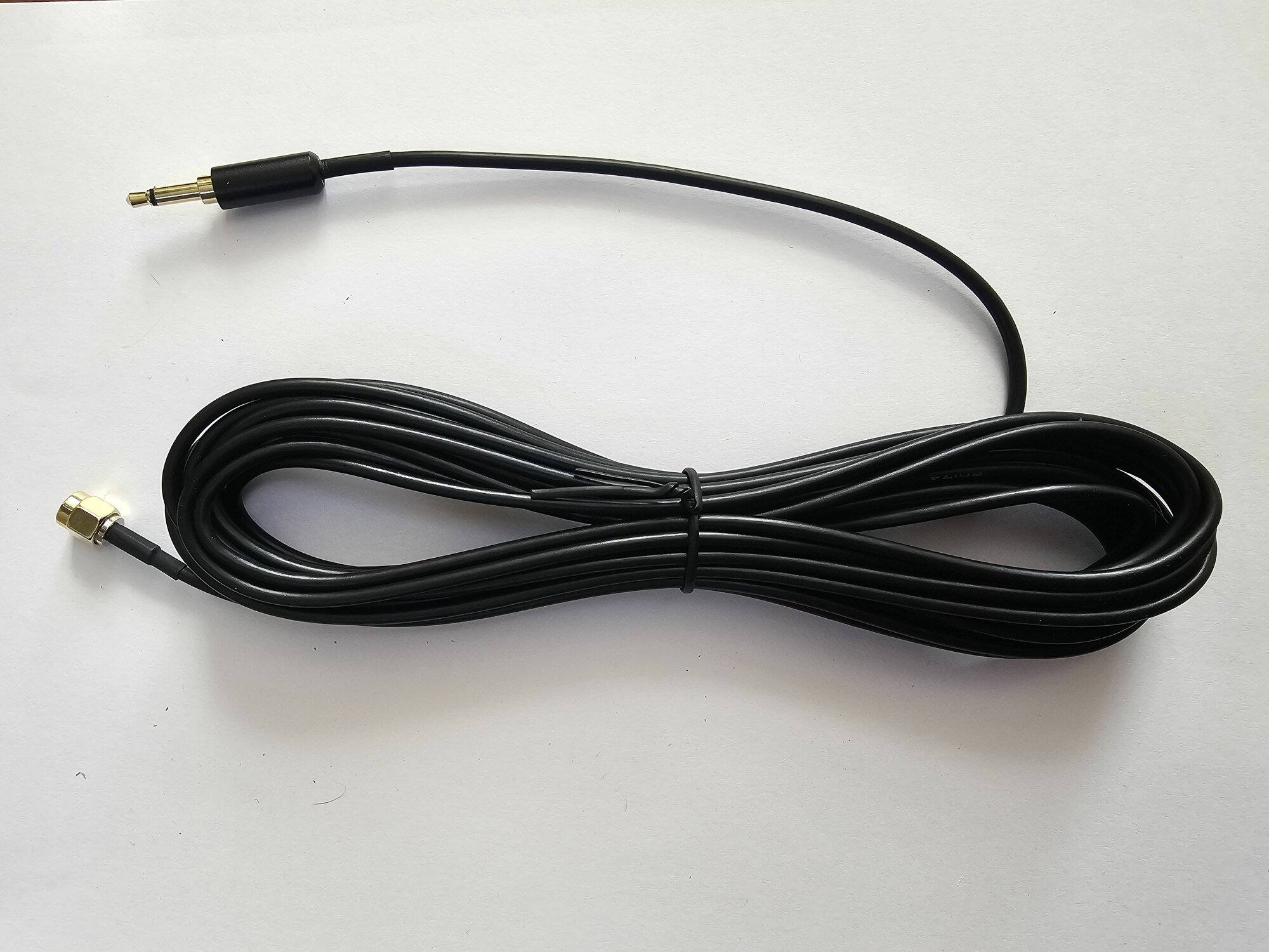 Коаксиальный кабель RG174 разъёмы SMA-3.5mm 5,5метров 50ом