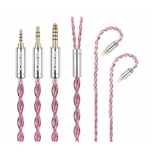 Кабель для наушников медный NiceHCK RubyCat, 3,5 мм, MMCX кабель для наушников shanling short balanced cable mmcx 2 5 mm el2