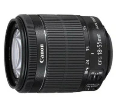 Объектив Canon EF-S 18-55mm f/3.5-5.6 IS STM, черный