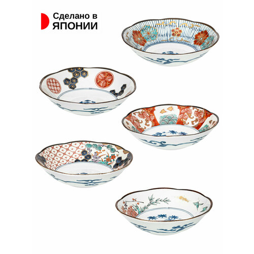 Тарелочка глубокая Салатник из фарфора Д159х45 см 5 шт 4084₽