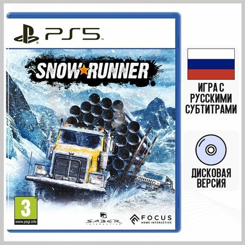 Игра на диске SnowRunner (PS5, Русская версия) игра на диске знание сила эпохи playstation 4 русская версия