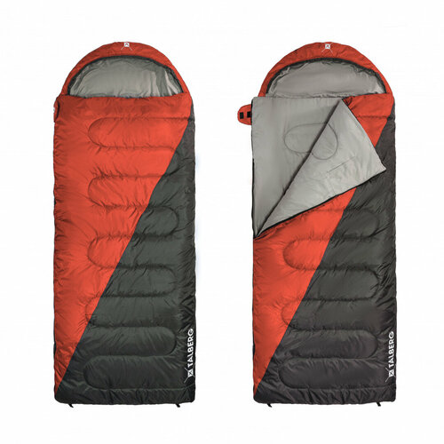Спальный мешок-одеяло Talberg TRAVELLER -12°C ,12С, красный левый