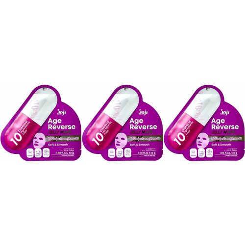 JOJI Маска-желе для лица Антивозрастная, 30 г, 3 шт