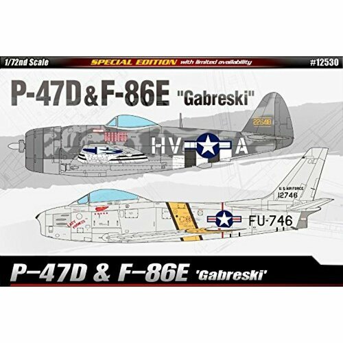 Academy сборная модель 12530 P-47D & F-86E 'Gabreski' Special Edition 1:72