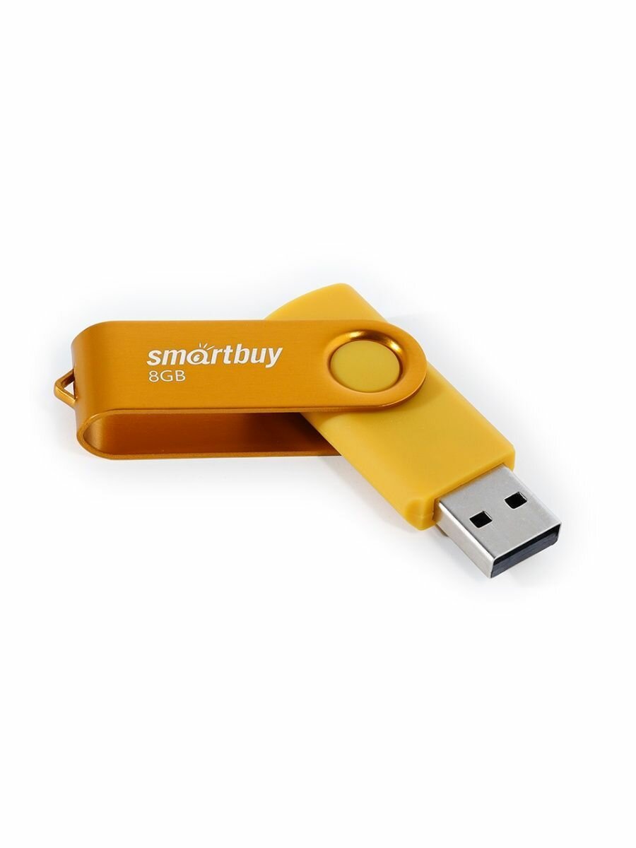Накопитель USB 2.0 8GB SmartBuy Twist жёлтый - фото №16