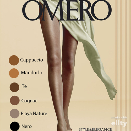 Колготки Omero Колготки женские OMERO Aestiva 8 den, 8 den, размер 2/S, коричневый