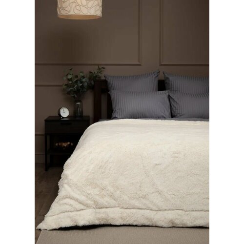 Пушистый плед Травка искусственный мех 200х220 см 1590₽