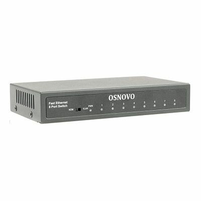 Коммутатор Fast Ethernet Osnovo SW-10800