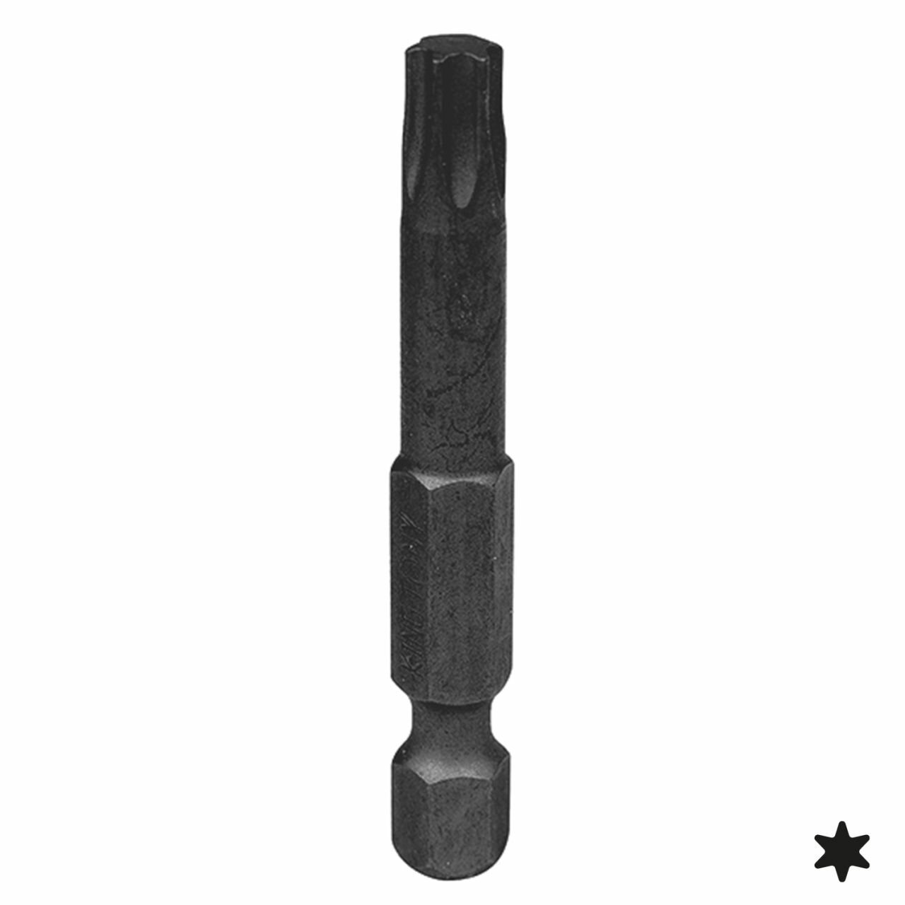 KING TONY Вставка (бита) торцевая 1/4" Torx Т30 L 50 мм для шуруповерта