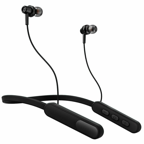 Наушники PERO BE03 SPORTLIFE беспроводные вакуумные микрофон 200мАч до 20 часов черные 200600₽