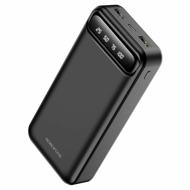 Внешний аккумулятор 20000 mAh Borofone BJ14A (2USB/PD/Micro/дисплей) черный