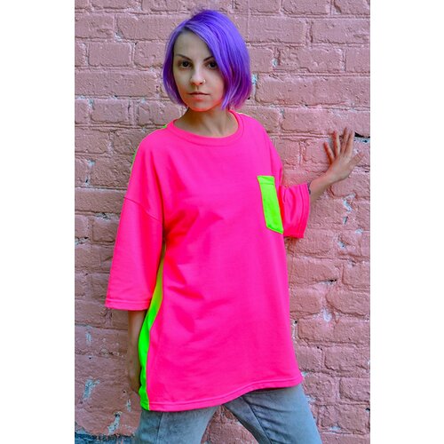 фото Футболка магазин толстовок, размер xxxl-56-unisex-(женский), розовый