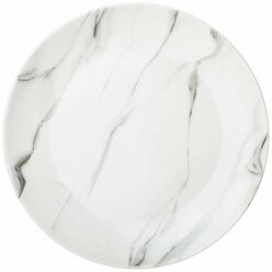 Тарелка обеденная lefard bianco marble 25,5см