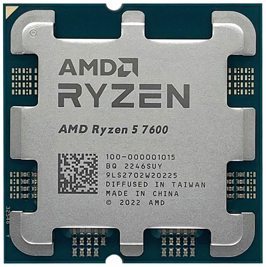 Процессор AMD Ryzen 5 7600 AM5 OEM (100-000001015)