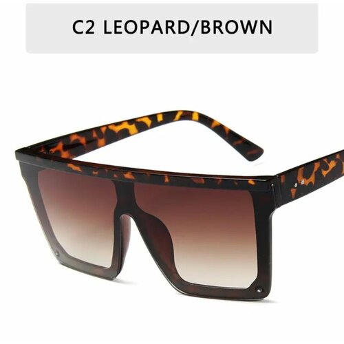 Солнцезащитные очки FENG, коричневый, коралловый