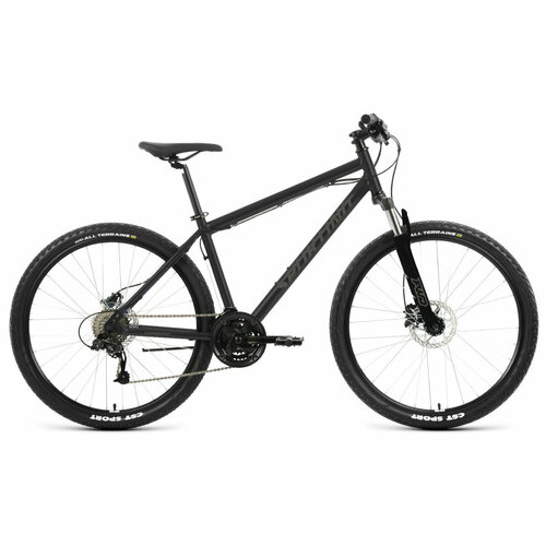 горный велосипед forward sporting 27 5 3 2 hd 2023 17 сине серебристый 156 170 см Горный велосипед Forward Sporting 27,5 3.2 HD (2023) 17 Черно-серый (156-170 см)