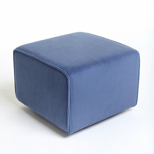 Низкий пуф Rikki. SUPERA Luxemebel. Цвет Фиолетовый. Антивандальный велюр.