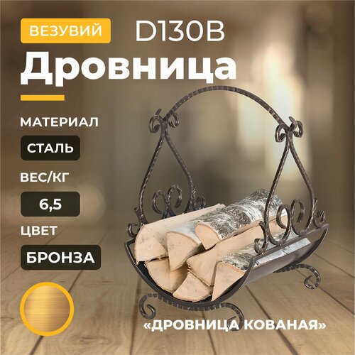 Дровница Везувий Кованая D130B