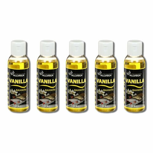 Ароматизатор-концентрат жидкий ALLVEGA Essence Vanila 100мл ваниль 5 штук 1673₽