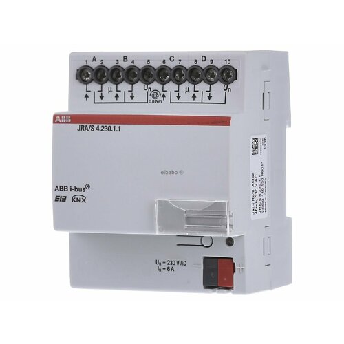 KNX Привод жалюзи 4-кан. JRA/S4.230.1.1 – ABB – 2CDG110130R0011 – 4016779698498