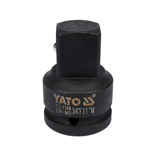 YATO YT-1168 адаптер ударный 3 / 4 inch (f) x 1 inch (m) переходник yato ударный 3 4 1 crmo scm440 yt 1168